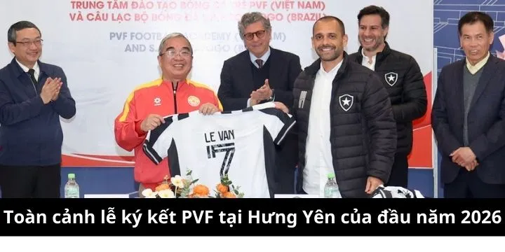 Sự kiện PVF hợp tác CLB Botafogo