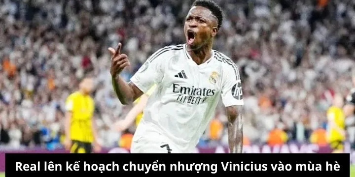 Real lên kế hoạch chuyển nhượng Vinicius vào mùa hè