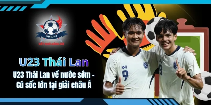 U23 Thái Lan về nước sớm - Cú sốc lớn tại giải châu Á